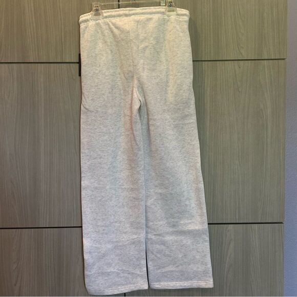 NEW J.o.&co. Sweatpants Light Marled Gray Medium Pockets Drawstring Straight Leg - Picture 6 of 8